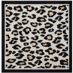 Pañuelo con estampado animalier
