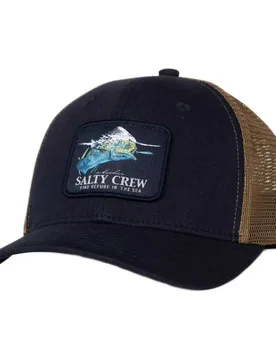 Casquette Mahi Surface Trucker Navy / Gold One Size - Salty Crew - FashionsVida