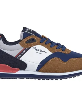 Sneaker London Berg Toffee Brown / Toffee Brown EU 38 - Pepe jeans - FashionsVida