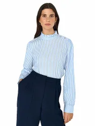 Blusenshirt hellblau 40 damen
