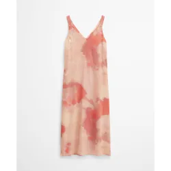 Vestido de satén regular de una mezcla de viscosa de alta calidad