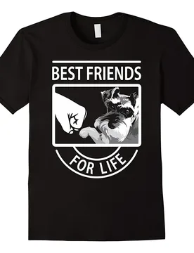 Schnauzer Best Friends for Life. Funny Dog Lovers Gift Mens T-Shirt. Summer Cotton O-Neck Short Sleeve Unisex T Shirt New S-3XL - Aliexpress - FashionsVida