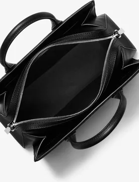 Bandolera de mujer satchel laila mediana con logotipo en relieve - MICHAEL Michael Kors - FashionsVida