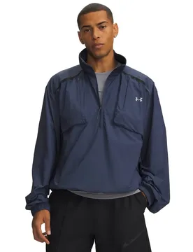 Sweat à Demi-zip Unstoppable Woven Solid Gray / Reflective 2XL - Under armour - FashionsVida
