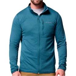 Essential hike grid chaqueta softshell hombre Azul (S)