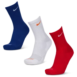 Everyday Cushioned Crew 3 Pack Unisex Socken - Weiß - Größe 34 - 38 White 34 - 38