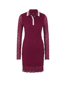 Mididress rosso scuro 36 - Marc cain - FashionsVida