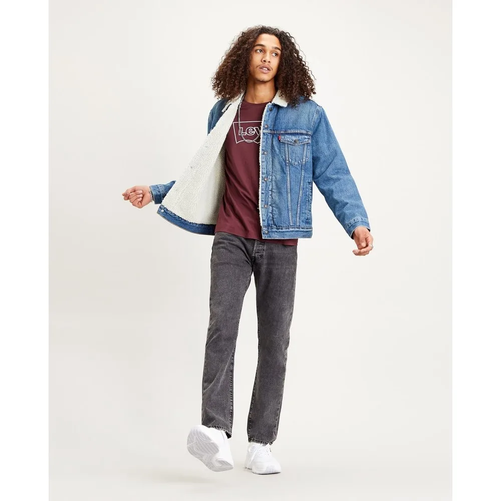 Cazadora vaquera de hombre con borreguito - Levi's - FashionsVida