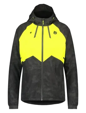 Giacca Winter Rain Commuter Hi-Vis Black / Neon Yellow - AGU - FashionsVida