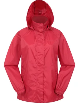 Pakka II Womens Waterproof Jacket - Red - Red - Size: 14 - Mountain Warehouse - FashionsVida