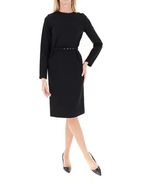 Abito con cintura NERO 46 - Liviana Conti - FashionsVida