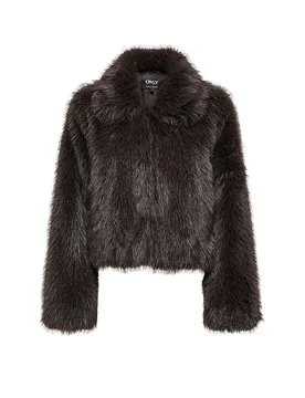 Jacke in Felloptik ONLMANNY braun XS Damen - Only - FashionsVida