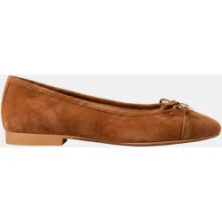 Bailarinas piper de mujer de ante con detalle de lazo mk