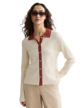Cardigan U9b01609t Eggnog XL - Scotch & Soda - FashionsVida