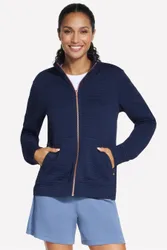 Giacca blu con zip GO WALK Everywhere Jacket XL
