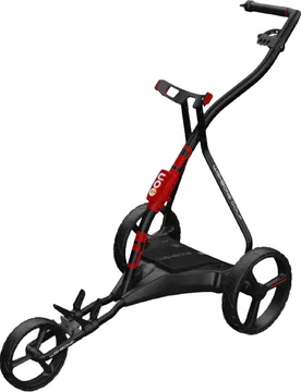 E-Trolley EON inkl. Schirm- und Scorekartenhalter, anthrazit/rot - Wishbone Golf - FashionsVida
