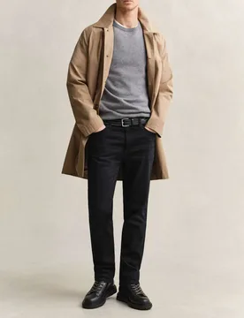 GANT Regular Fit Jeans Black male - Gant - FashionsVida