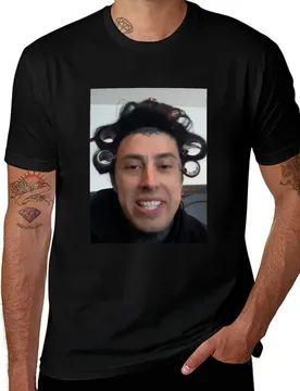 Ronnie Radke Hair Rollers T-Shirt Plus Size Workout Short Sleeve Top - Aliexpress - FashionsVida