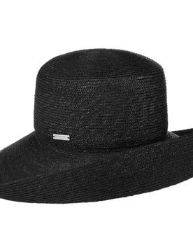Isabelle Straw Hat by - black - Damen - Size: One Size - Seeberger - FashionsVida