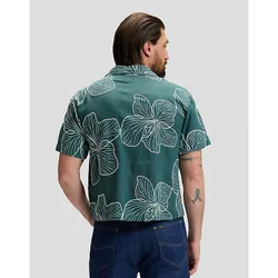 Relaxed Vintage Resort Shirt Algae Floral Größe XXL male