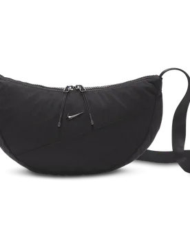 Aura Crescent Cross-body Bag Unisex Bags - Black - One Size - Poly (Polyester) - Black - Size: One Size - Nike - FashionsVida