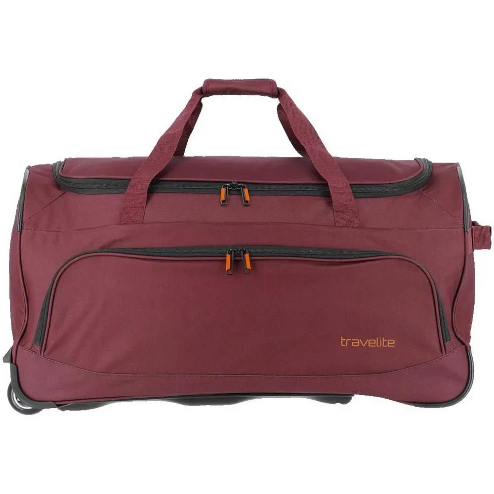 Borsa Da Viaggio Con Ruote Basics Fresh 89l Dark Red One Size - Travelite - FashionsVida