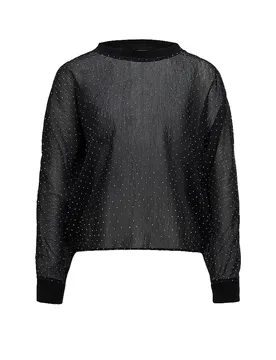 Blusenshirt EDISAN noir 38 - Drykorn - FashionsVida