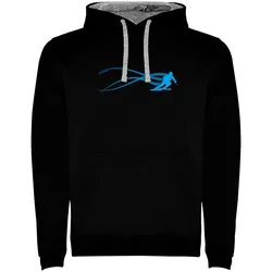 Sweat à Capuche Stella Ski Two-colour Black / Grey 3XL