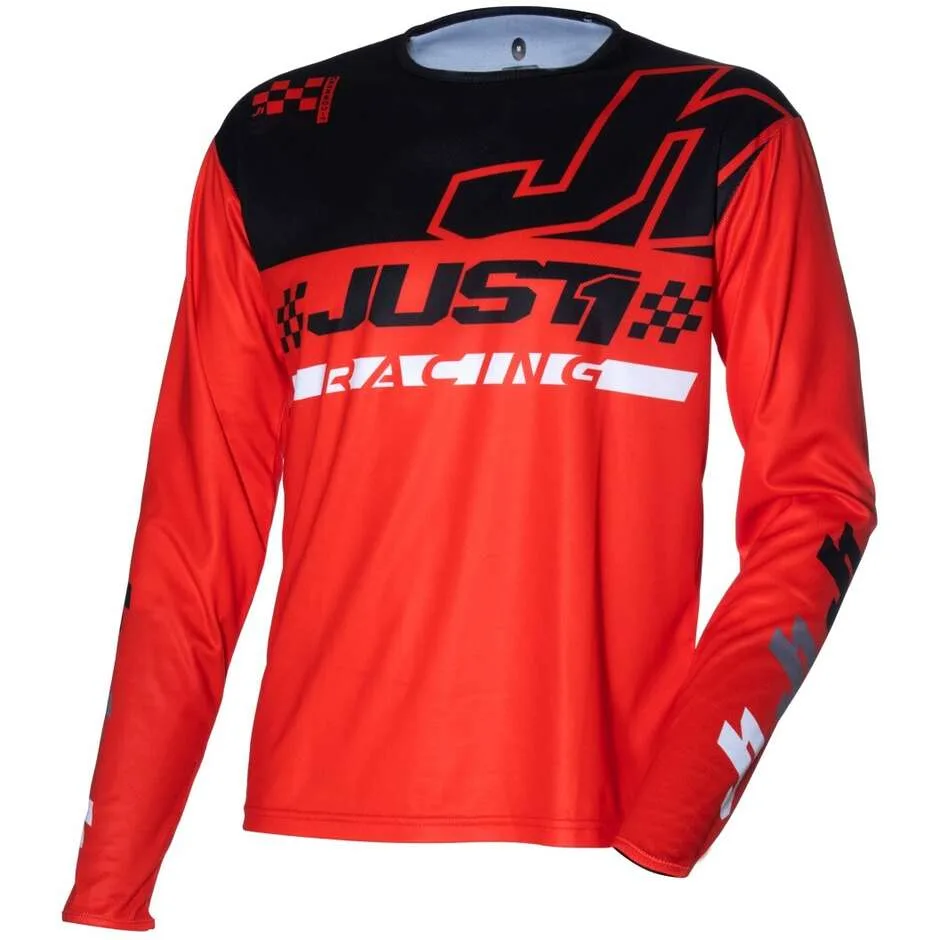 Maglia Moto Cross Enduro J-COMMAND Competition Rosso N taglia M - JUST1 - FashionsVida