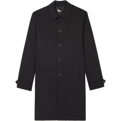 Gabardina de hombre con botonadura simple