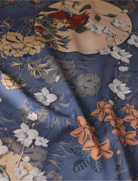 Chinese-style Xiangyunsha cheongsam fabric gold-rimmed bag tie-dyed home textiles - Aliexpress - FashionsVida