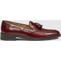 Mocasines de hombre de piel con borlas