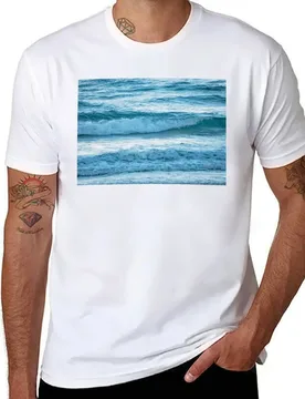 Bright Blue Ocean T-Shirt printed t shirts for man cotton t shirts man 100% T-Shirt - Aliexpress - FashionsVida
