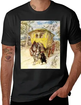 Gypsy Wagon - Wind in the Willows,Arthur Rackham T-Shirt plain sweat T-shirts for men cotton - Aliexpress - FashionsVida