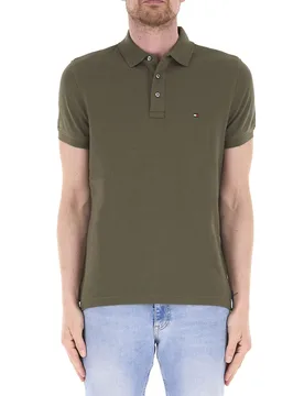 Polo in cotone VERDE OLIVA S - Tommy hilfiger - FashionsVida