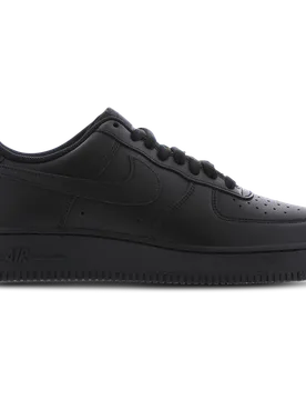Air Force Men's Sneakers - Black - Size 8.5 - Leather - Black - Size: 8.5 - Nike - FashionsVida