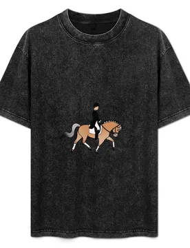 Dressage Horse and Rider T-Shirt Sweat Absorbing Sports Tee Shirt - Aliexpress - FashionsVida