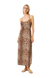 GIVENESS abito donna leopardato