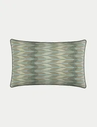 Pure Cotton Alessie Cushion Green Mix