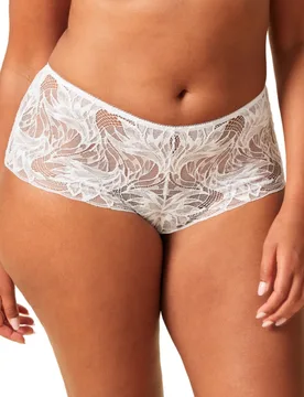 Womens Lace Soirée Shorty - White Polyamide - Size X-Large - Gossard - FashionsVida