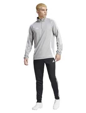 Sweat à Demi-zip Tiro24 Team Mid Grey / White M - Adidas - FashionsVida
