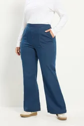 Women's Patch Pocket Jeggings Jeans in Blue Size: 14R - Blue - Size: 14R