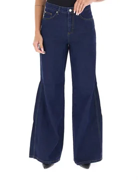 Jeans a palazzo BLU SCURO 40 - Pennyblack - FashionsVida