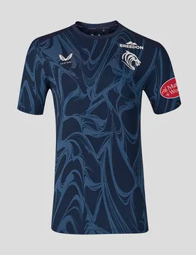 Leicester Tigers Men's 2026/27 Matchday T-shirt NAVY 5XL male - Castore - FashionsVida