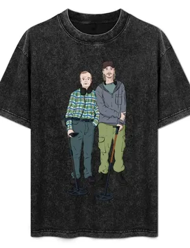 Detectorists - Lance & Andy - DMDC Line up T-Shirt t shirt for man printed t shirts for man T-Shirt - Aliexpress - FashionsVida
