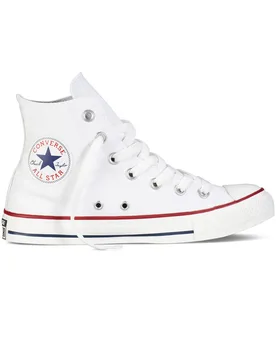 All Star Unisex Chuck Taylor High Top Sneakers - White Canvas - Size Uk 5 - Converse - FashionsVida