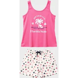 Pijama corto de mujer de Snoopy