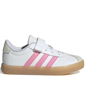 Scarpe Da Ginnastica Per Bambini Vl Court 3.0 Skateboarding Ftwr White / Bliss Pink / Gum 1 EU 33 1/2 - Adidas - FashionsVida