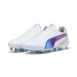 King Ultimate Fg/ag Unisex Football Boots - White - Size Uk 9.5