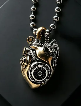 Exquisite Linkage Mechanical Heart Charm Fidget Toy Pendant Fashion Men Jewelry For Birthday Anniversary Party Present - Aliexpress - FashionsVida